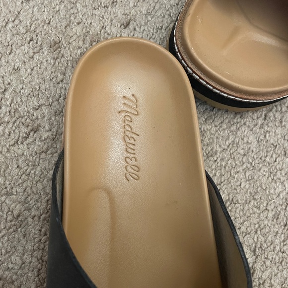 Madewell Dayna Lugsole Slide Sandal in Leather black - Picture 6 of 10